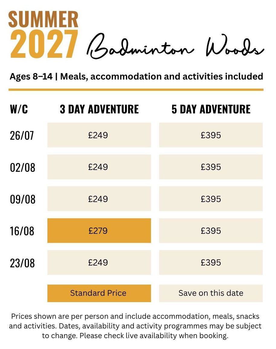 Badminton Timetable and Prices